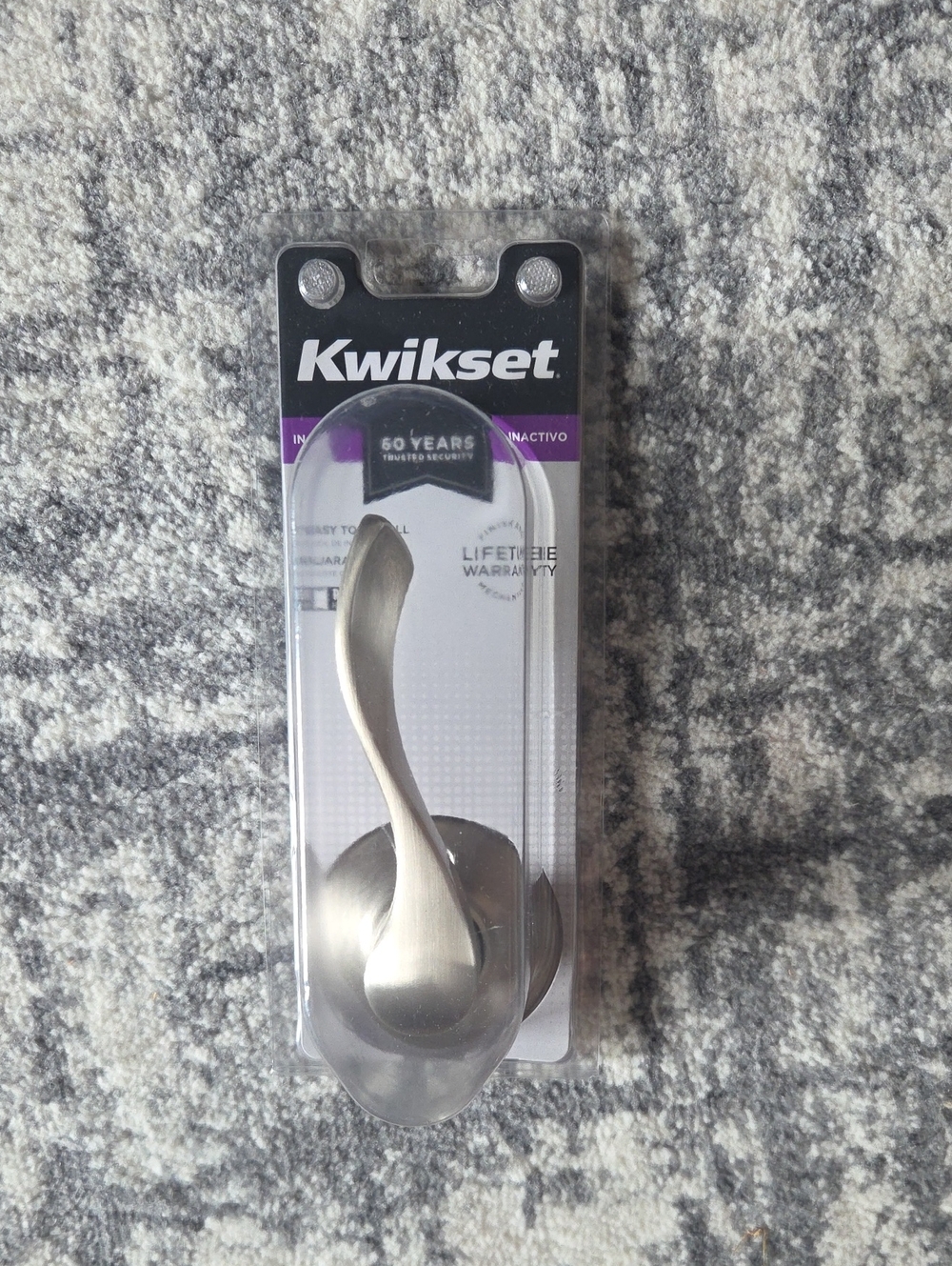 Kwikset Satin Nickel Door Lever